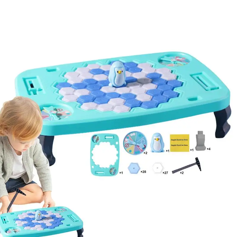 Ice Cube Penguin Game Save Penguin Break Ice Board Game Interactive Toy Family Funny Game Preschool Game Table Puzzle For Kids