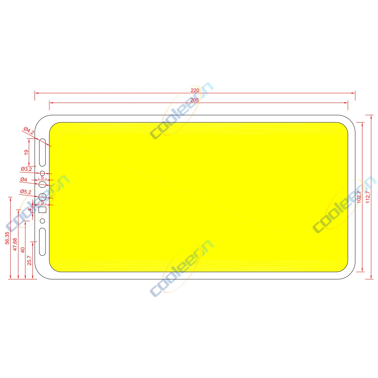 Magas Briliáns szabályozható 100W 12v ledes Tengericső ligh Ablaktábla vel dimmer Alapanyag ledes Deszka számára kültéri Világítás kemping Lámpa autó izzó DIY