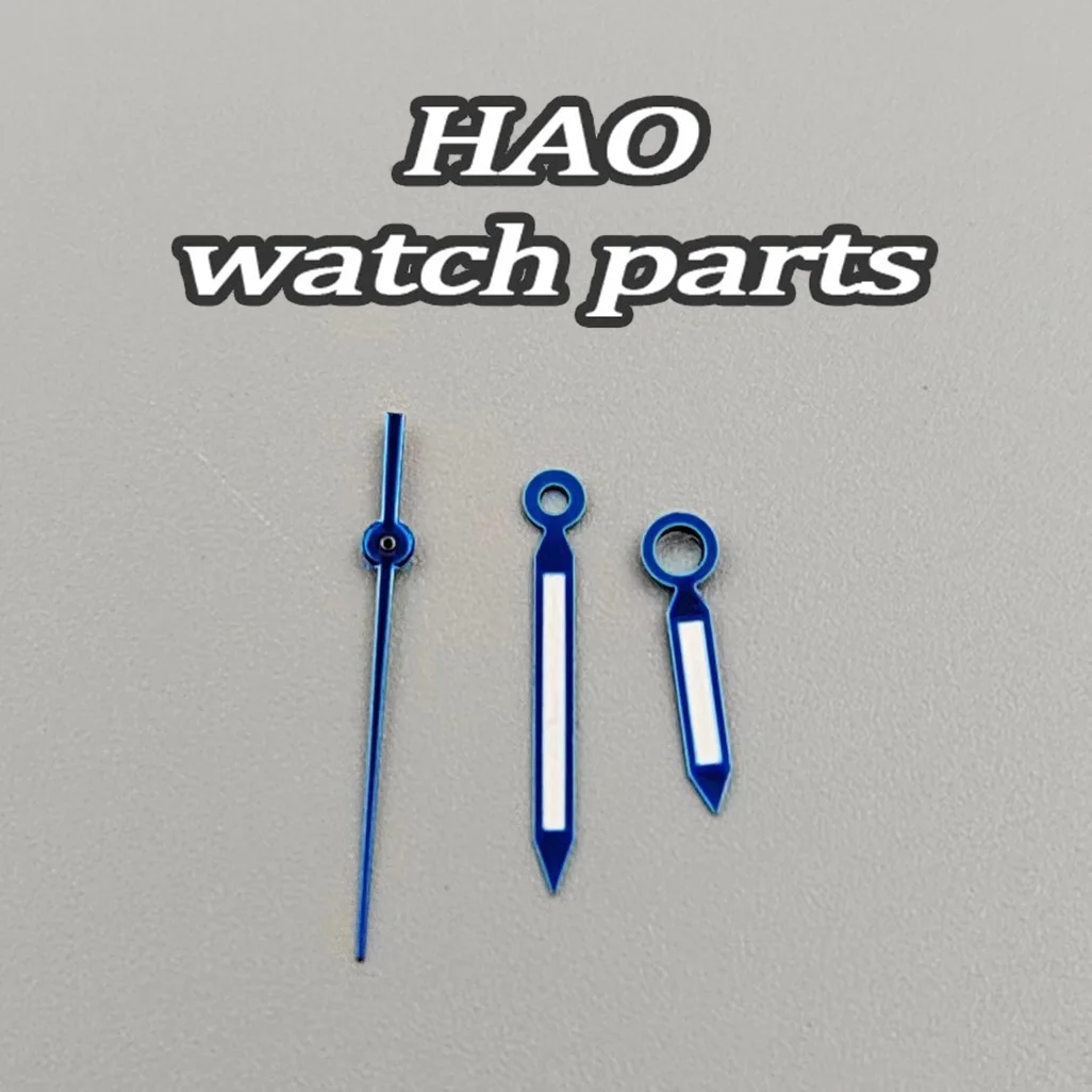 ساعة يد فضية من BLIGER عقارب خضراء مضيئة تناسب حركة NH34 NH35 NH36