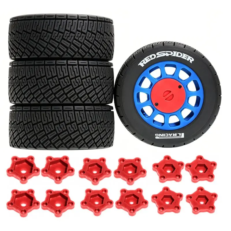 wowfu-100mm-rubber-tire-tyre-for-12mm-14mm-17mm-replacmenet-for-traxxas-wrc-for-ford-fiesta-rally-rc-car-7374t
