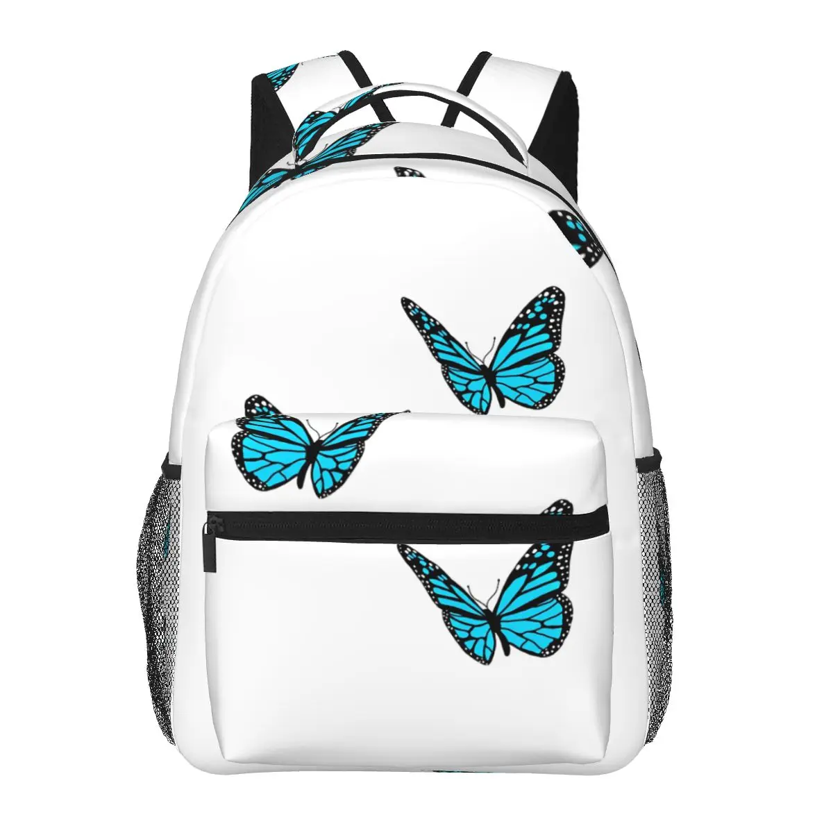 

Синий рюкзак Butterfly Trio, Лидер продаж, рюкзак большой емкости, детская сумка для книг, школьная сумка, сумки на плечо для мужчин и женщин