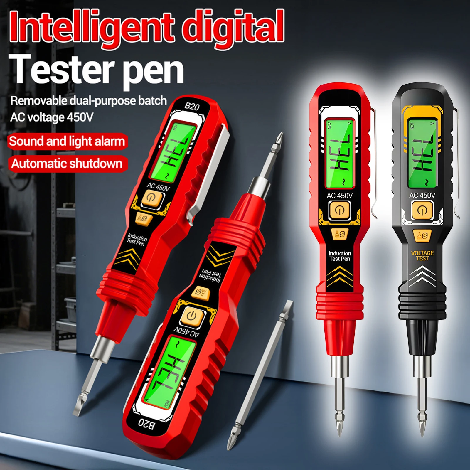 

Multifunction Voltage Tester High Sensitivity Voltage Detector for Home & Industrial Use