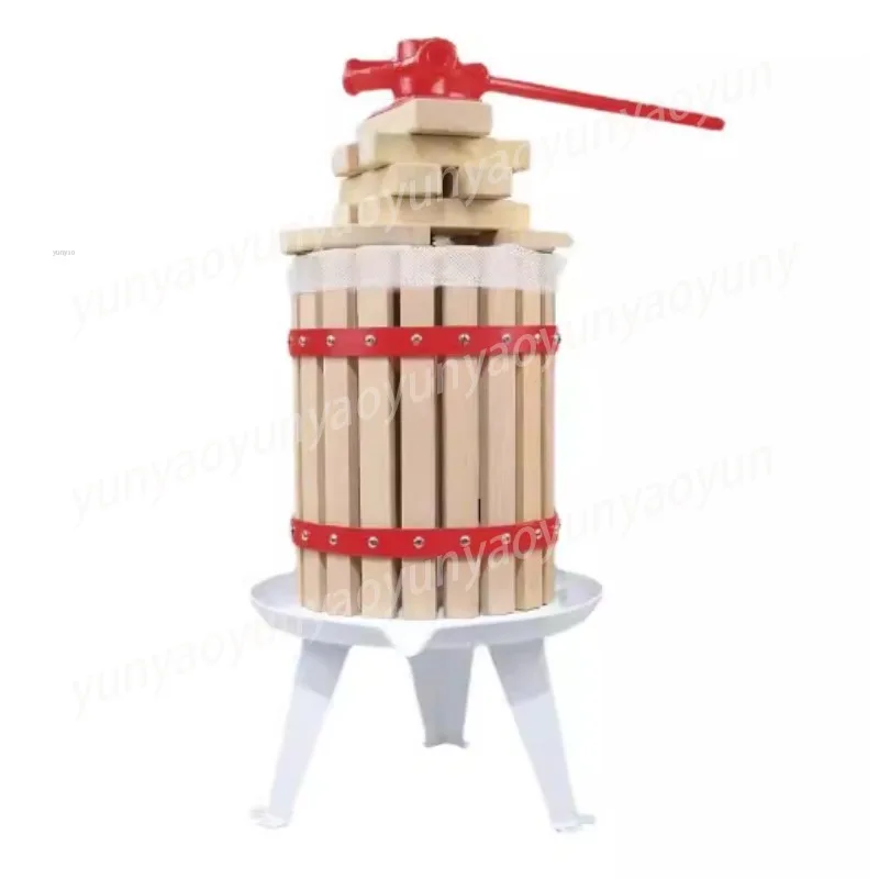 6L/1.6 Gallon Manual Basket Press Apple Grape Fruit Wine Making Equipment