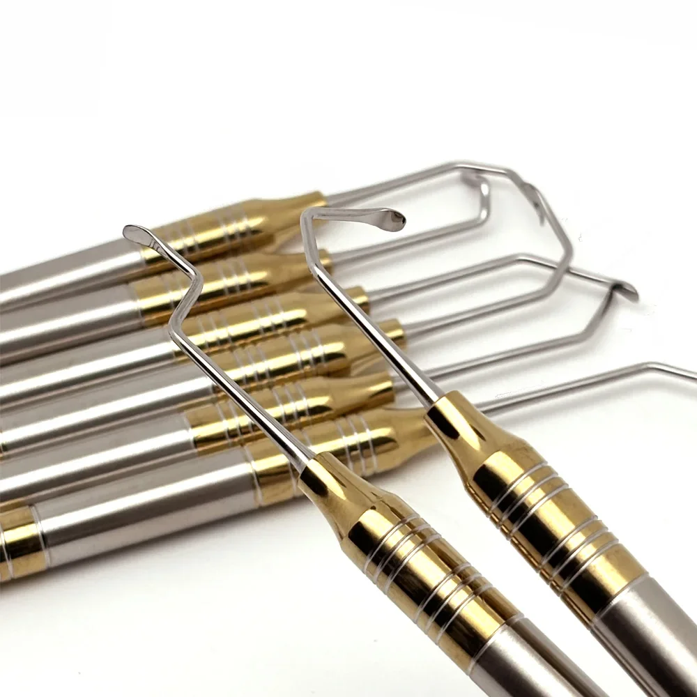 8Pcs Maxillary Sinus Lift Kit Dental Elevators Periosteal Separators for External Approach Implant Surgery