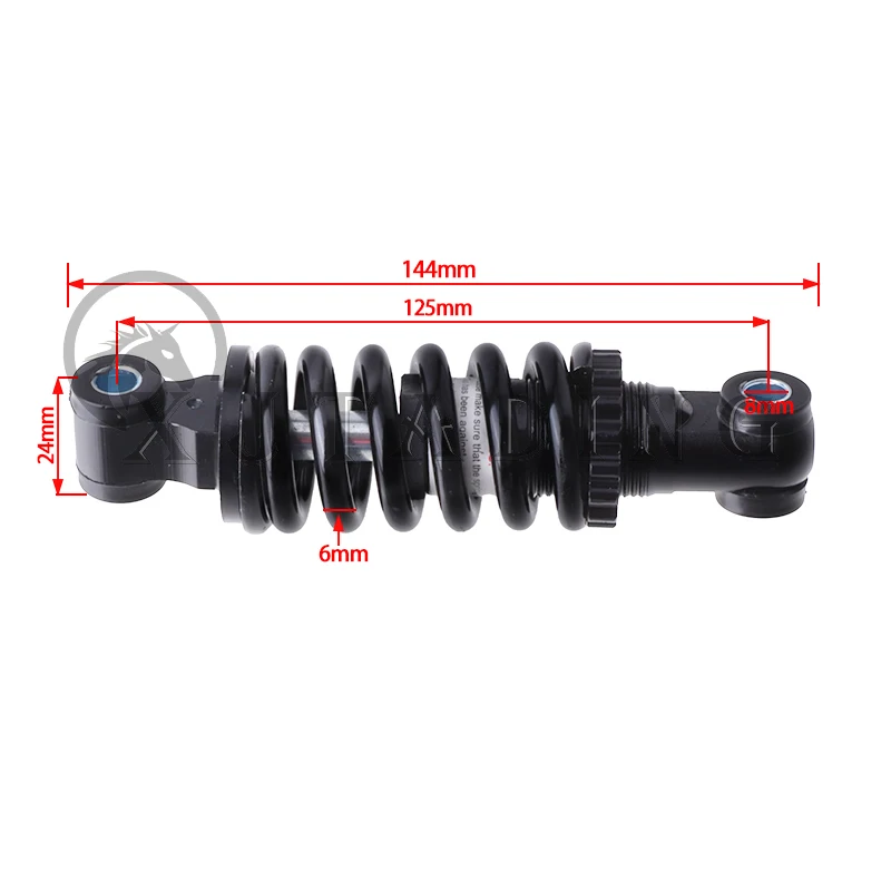 125MM Suspension Shock Absorber Adjustable Spring Damper For Electric Scooter Folding Bike Bicycle Accessories