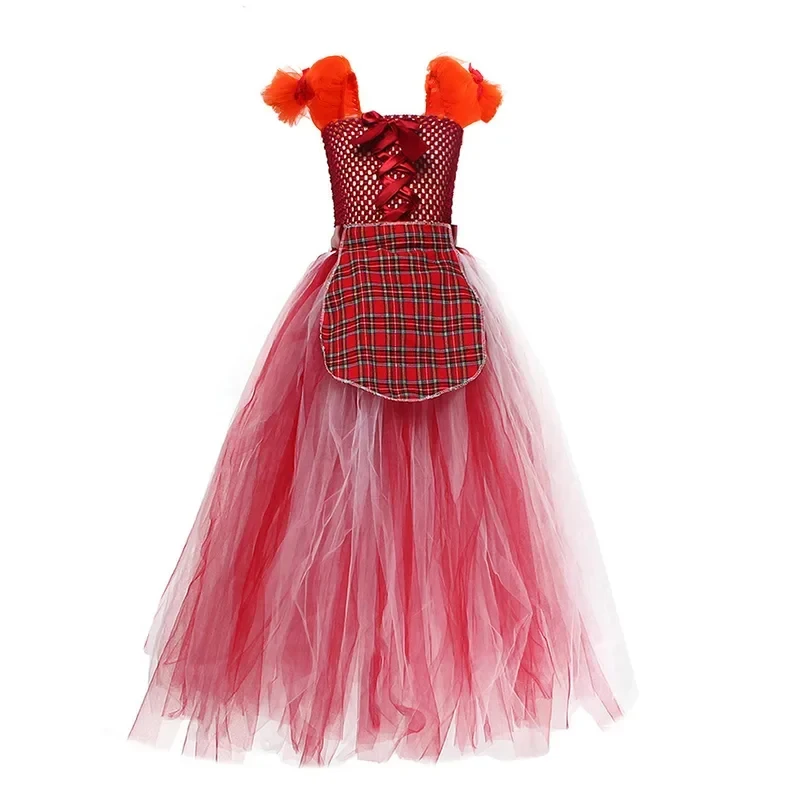 2026 Hocus Pocus 2  Halloween Children Cosplay Girls Witch Sanderson Sisters Mary Sarah Winif Dress Child Masquerade Pa QS2KG view 6