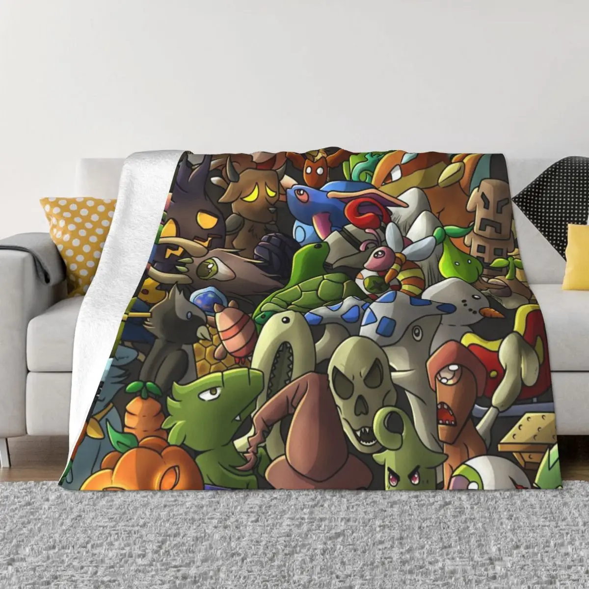 ALL TERRARIA PETS- Digital Throw Blanket manga Nap Hairy Sofa Quilt Blankets