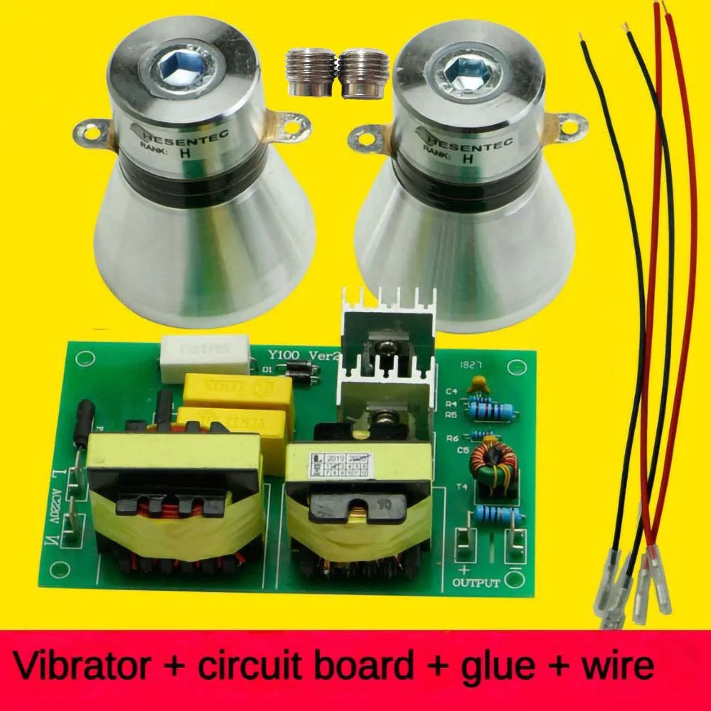 

Ultrasonic Cleaner Driver Board - 120W 220V, 28KHz 40KHz Transducer, High Efficiency for Cleaning Applications