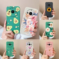 Case For OPPO Realme 11 Pro 11 Pro Plus Narzo 60 Pro Beautiful Sunflower Daisy Liquid Silicone Antifouling Protective Back Cover