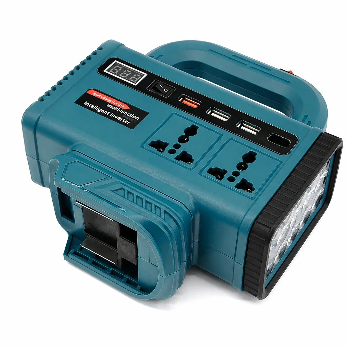 150W Portable Power Inverter for Makita 18V Battery DC 18V to AC 110V 220V Converter Power Station Outdoor Camping Emergency Use