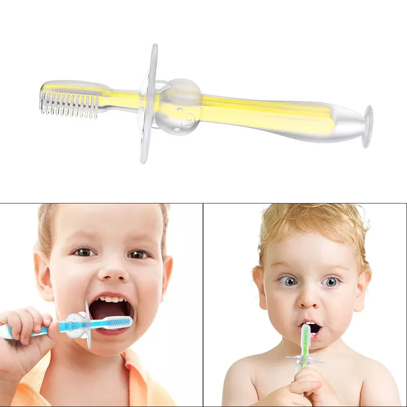 1PC Baby Soft Silicone Training Toothbrush Baby Children Dental Oral Care Tooth Brush Tool Baby kid tooth brush Infant items