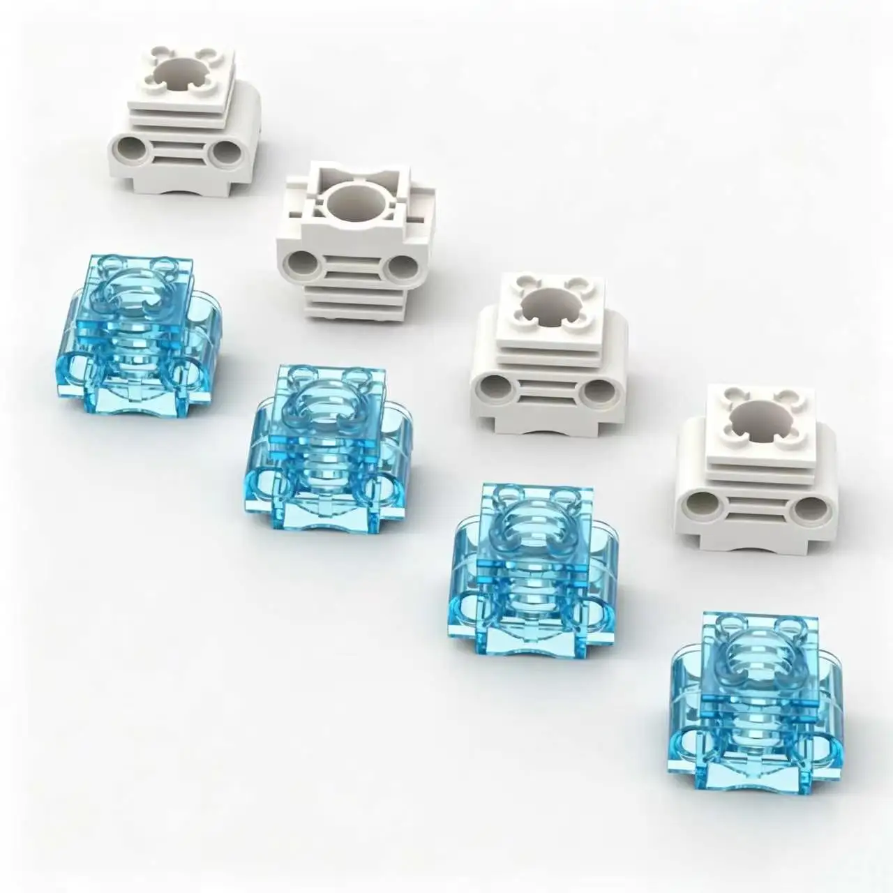 20pcs 2850 Engine Cylinder Side Slots Bricks Collections Bulk Modular GBC Toys For Technical MOC DIY Buildings Blocks Compatible