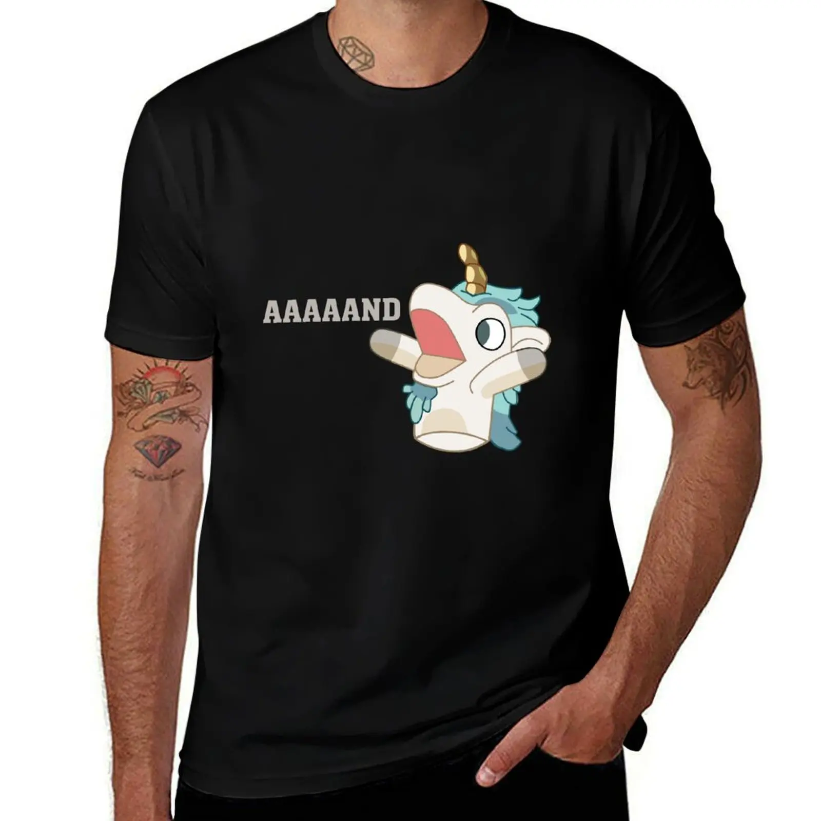 

Unicorse AAAAAAAAAAAND T-Shirt man t shirts for men t shirt men 100% cotton luxury brand t shirts for man pack white T-shirt