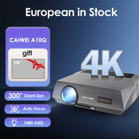 4K Beam Projectors for Movie Auto Focus Correction Smart Android Wifi 1080P Full HD Home Theater Projector Global Version