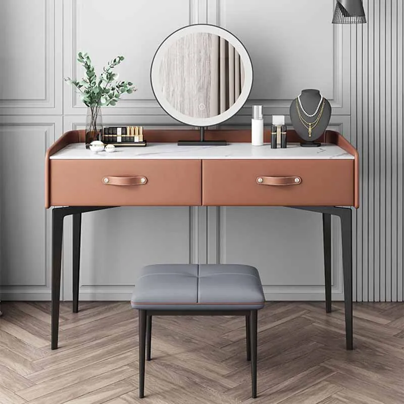 Taburete europeo con patas decorativas, taburete de Metal para tocador de maquillaje, banco pequeño, decoración del hogar, Reposapies, muebles nórdicos de Oficina