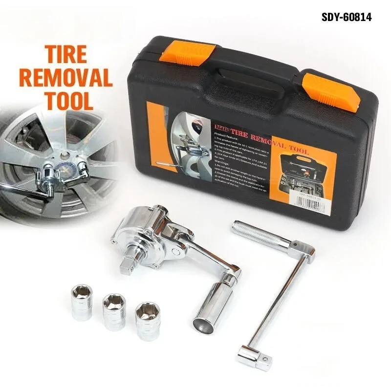 torque multiplier wrench, nut puller, car tire disassembly, labor saving force wrench Automobile labor-saving wrench