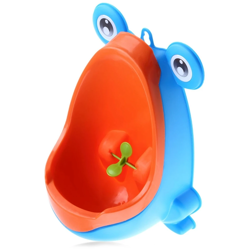 Baby Boys Standing Potty Frog Shape Wall-Mounted Urinals Toilet Training Children Stand Vertical Urinal Potty Pee Infant Toddler