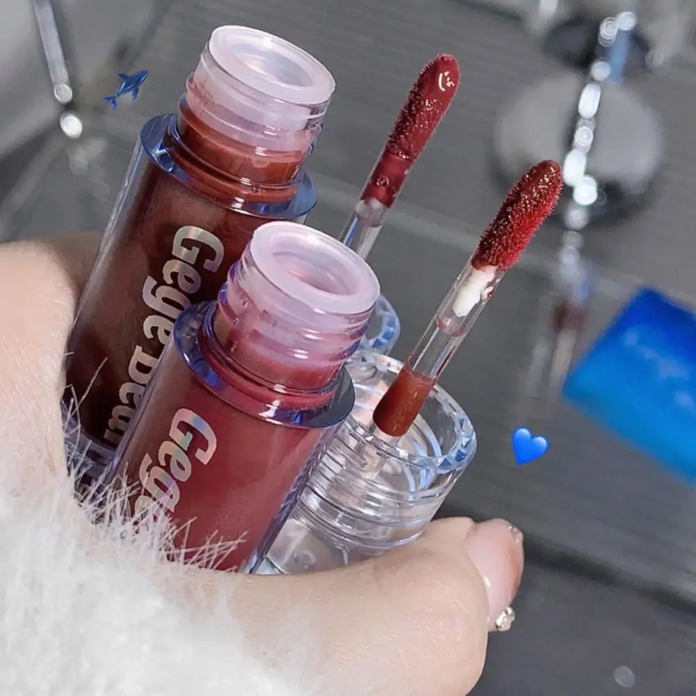 3 Stks/set Antiaanbakbeker Waterlicht Lipgloss Hydrateren Natuurlijke Lippenstift Spiegel Lip Make-Up