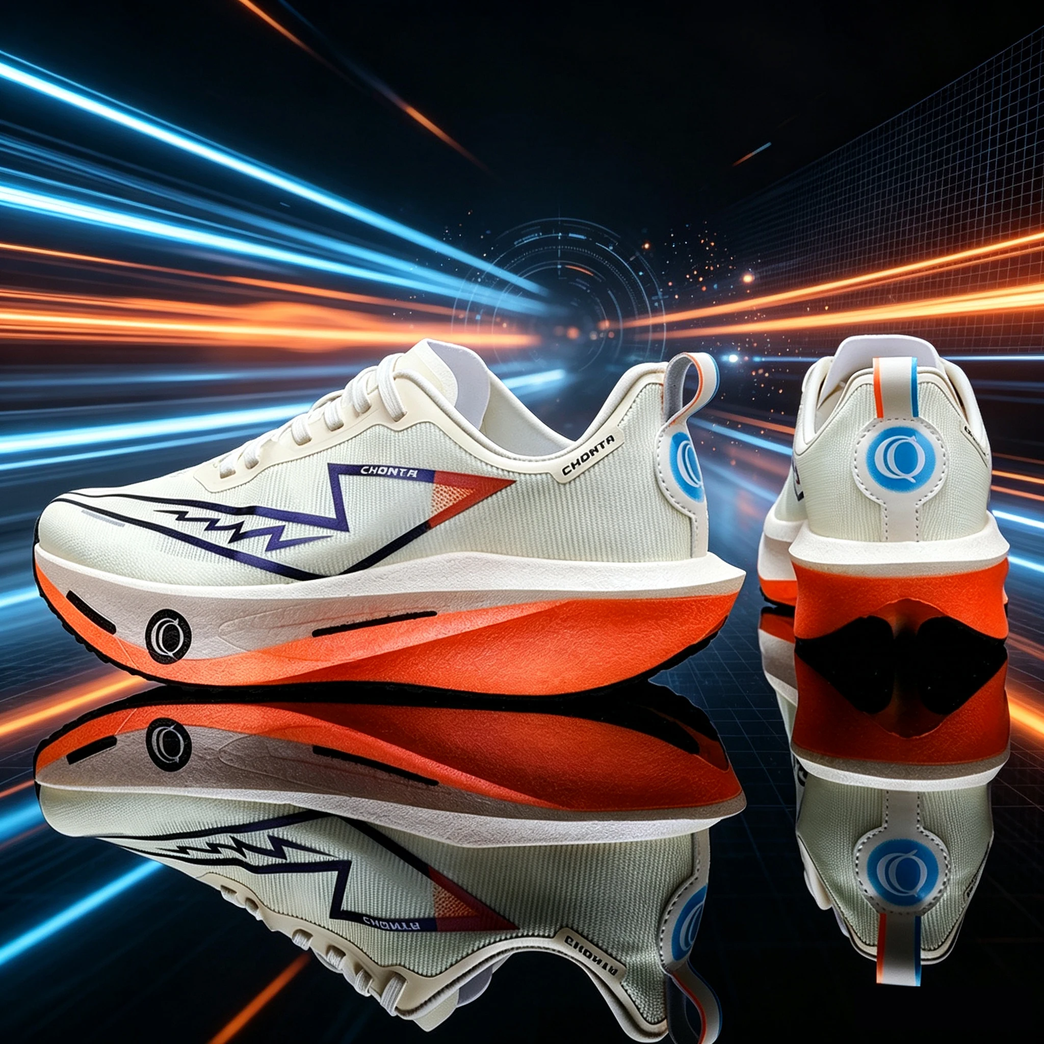 Men's carbon fiber board running shoes, professional marathon women's breathable, lightweight and comfortable sports shoes