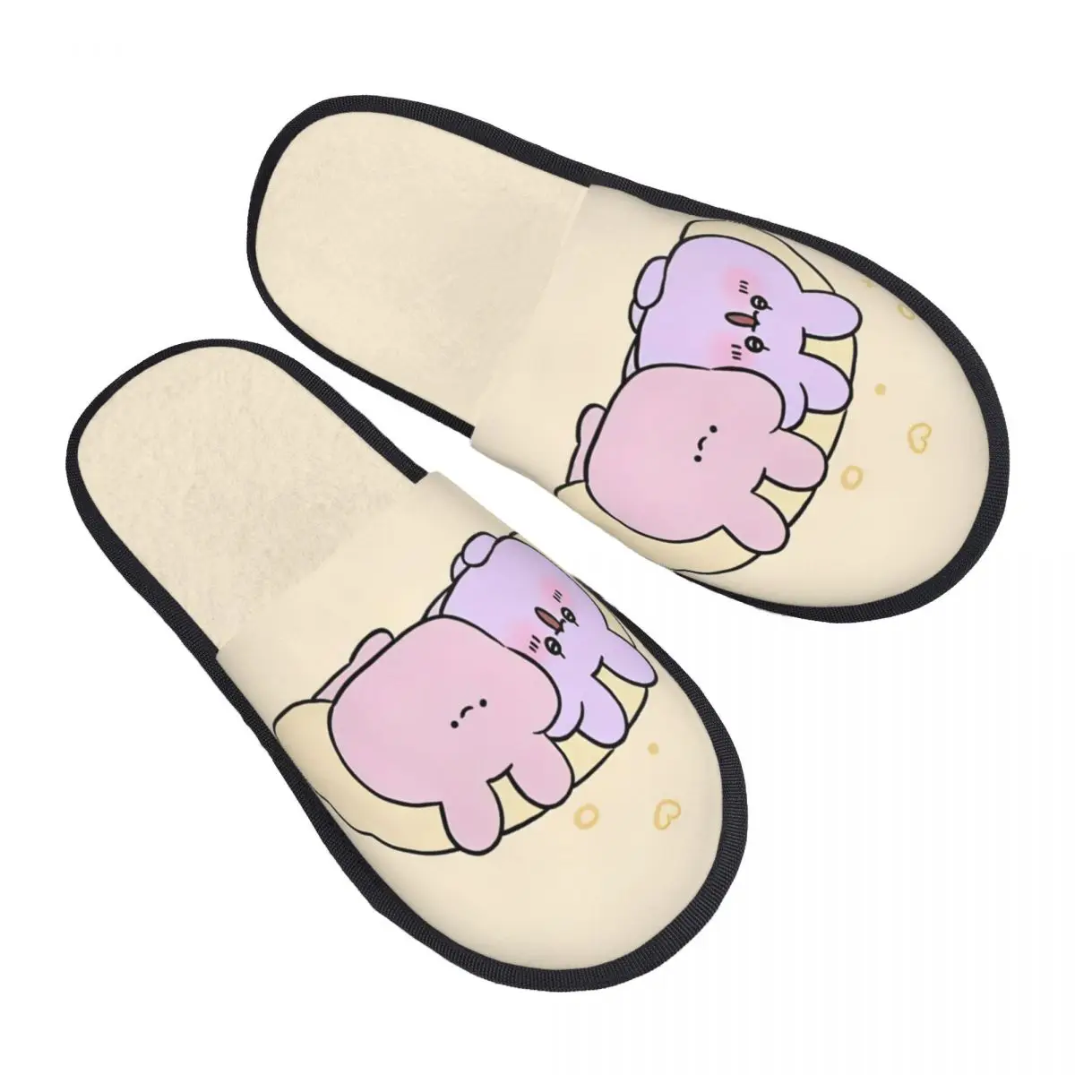 Custom Asamimichan Comfort Scuff With Memory Foam Slippers Women Asamimi and Anemimi Bedroom House Shoes