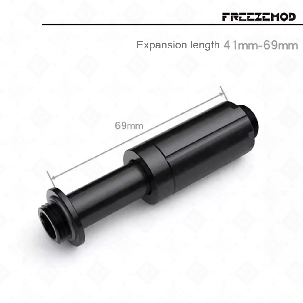 FREEZEMOD Dual Male 41-69mm sambungan ekspansi berpendingin air Fitting ekstensi GSSJT-E3 G1/4 ulir