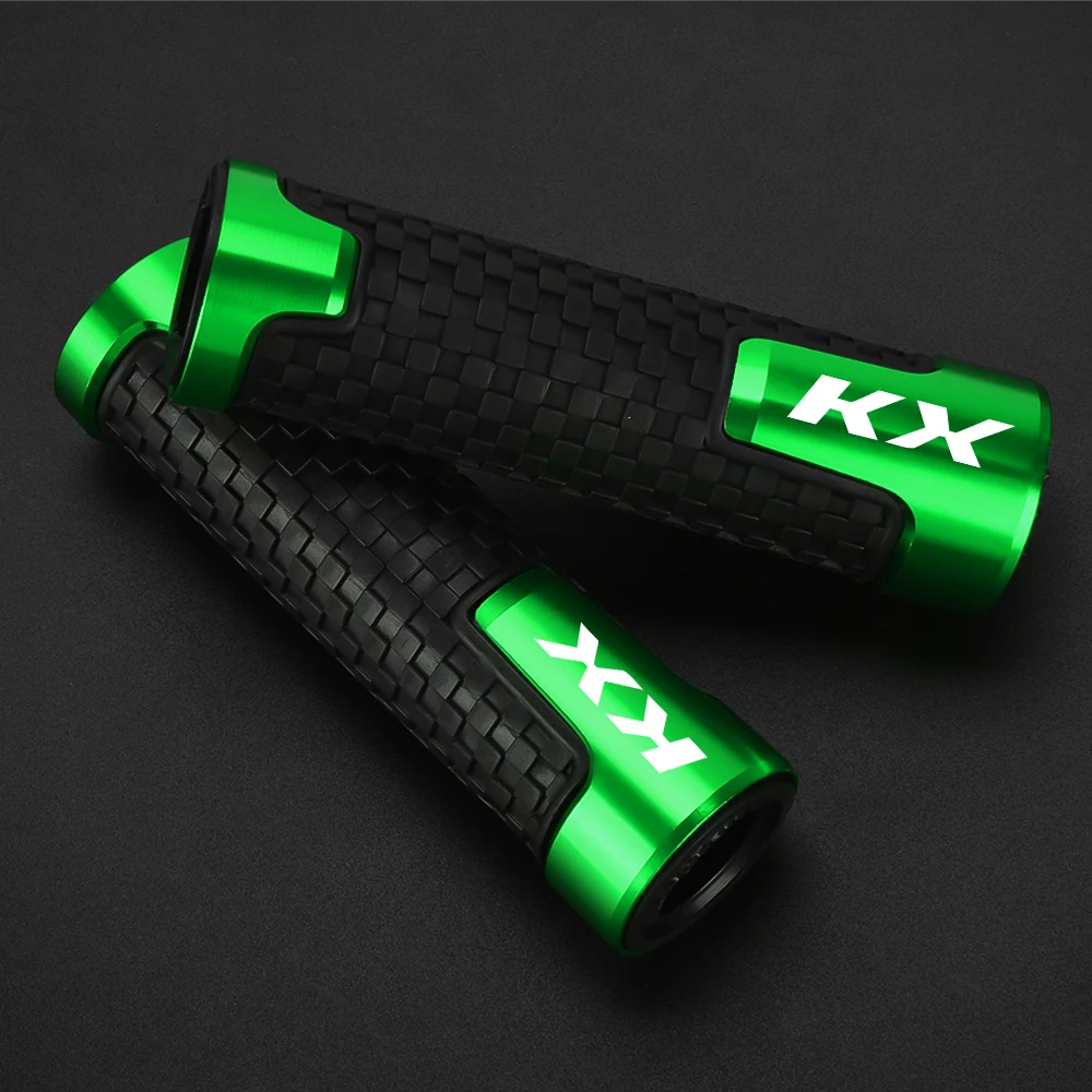 دراجة نارية 7/8 "22 مللي متر عدم الانزلاق مقود قبضة المطاط المقود القبضات لكاواساكي KX65 KX80 KX85 KX125 KX250/X/F KX450/X KX450F #5