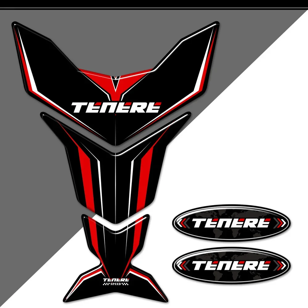 For Yamaha 700 1200 XT Z XT1200Z Stickers Tenere SUPER Tank Pad Protector Trunk Luggage Cases Emblem Badge Logo Fairing Fender