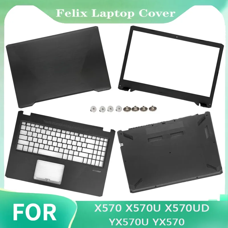 

Новый чехол для ноутбука X570 X570U X570UD YX570U YX570, задняя крышка ЖК-дисплея/передняя панель/подставка для рук/нижняя верхняя часть корпуса