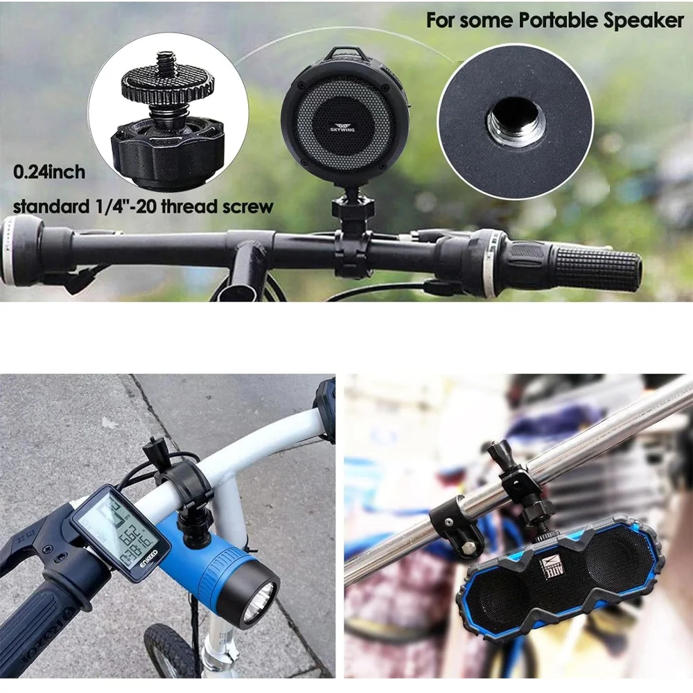 Motorcycle Bike Bracket Bicycle Mount Holder For GoPro Hero 13 12 11 10 9 8 7 6 5 Insta360 X2 X3 x4 DJI Osmo Action 5 4 3 Camera