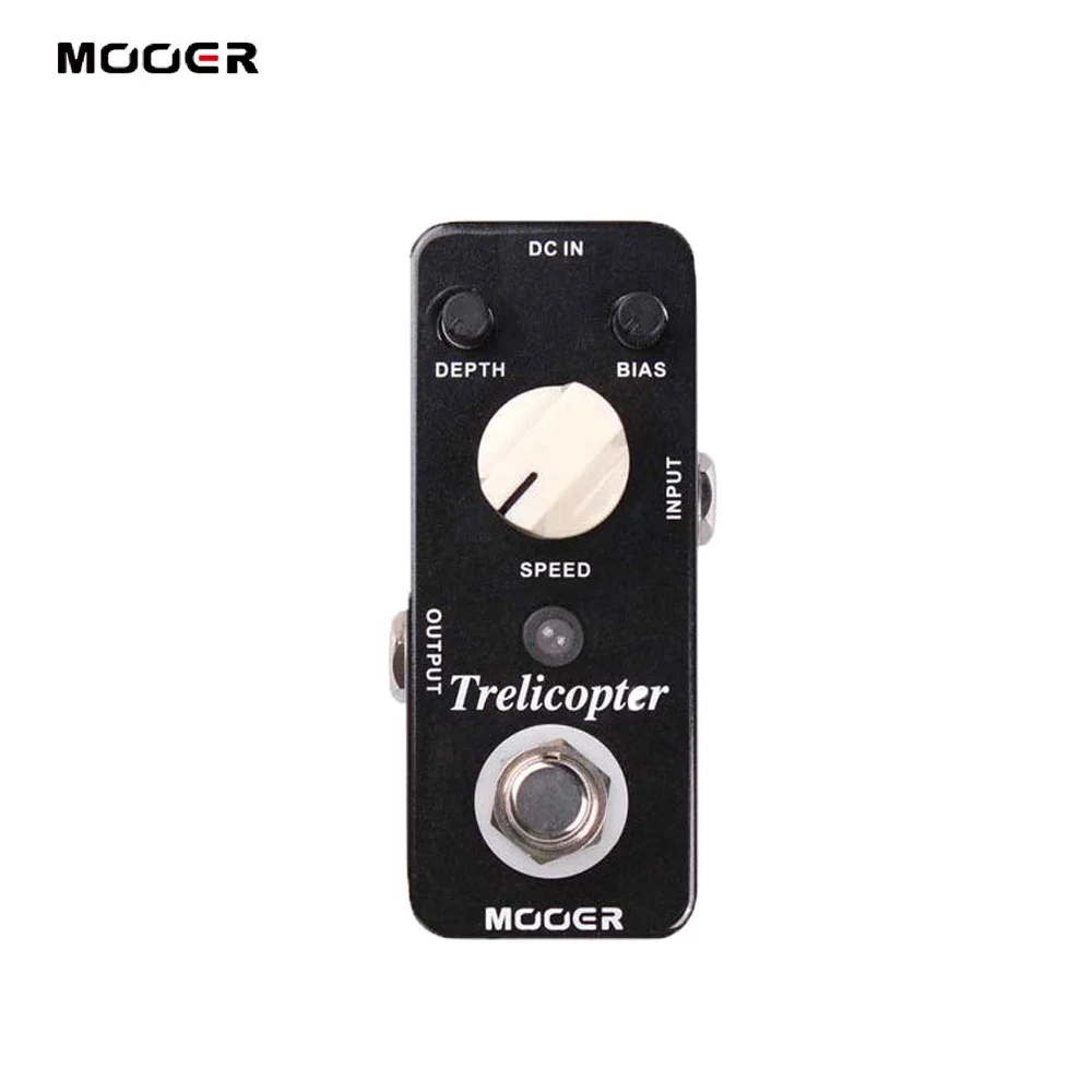 Mooer Trelicopter Mini Optical Tremolo Effect Pedal Classic Optical Tremolo for Electric Guitar True Bypass  Guitar Accessories