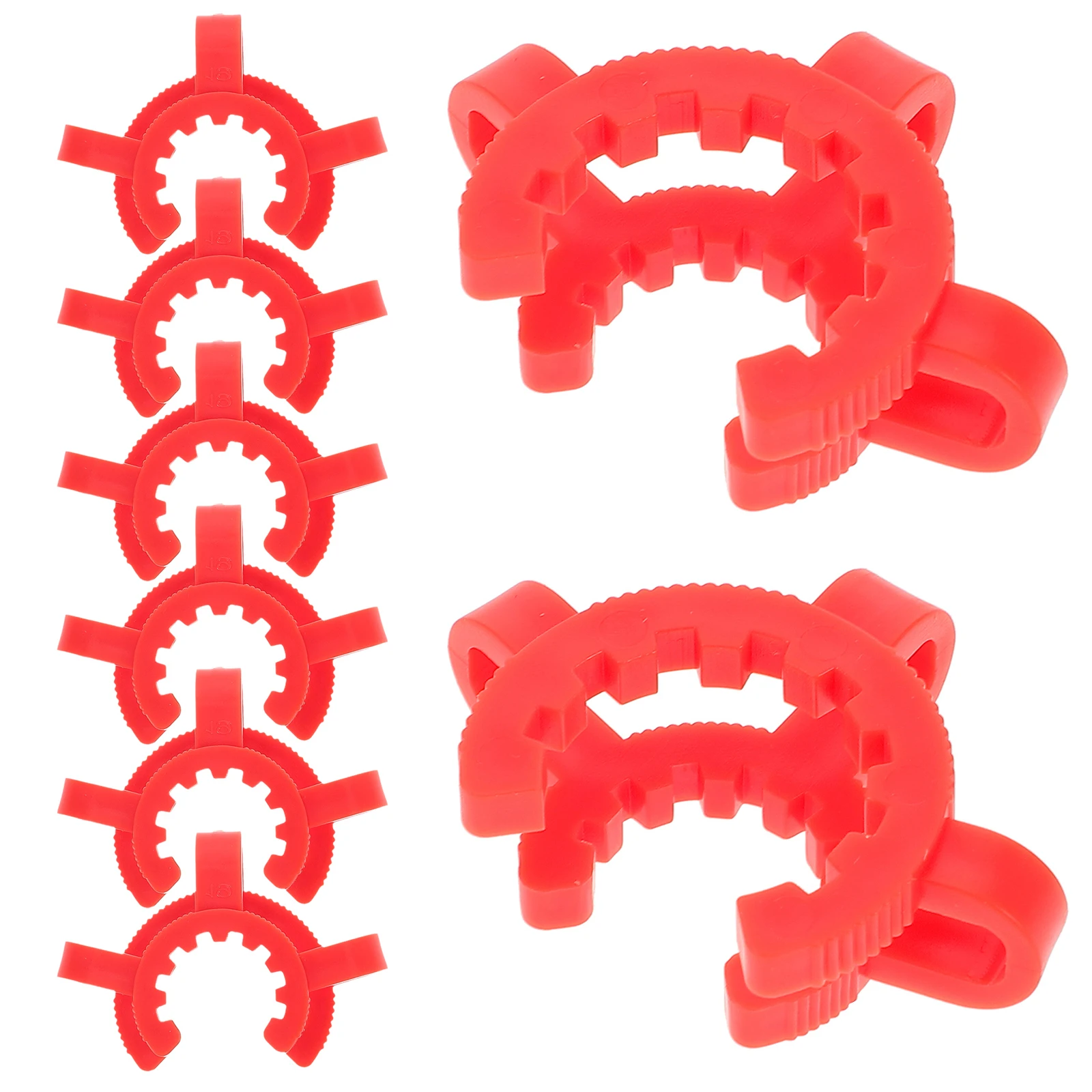 

8 Pcs Bag Cuff Glass Taper Joints Clamps Clips Labs for Laboratory Conical Interface