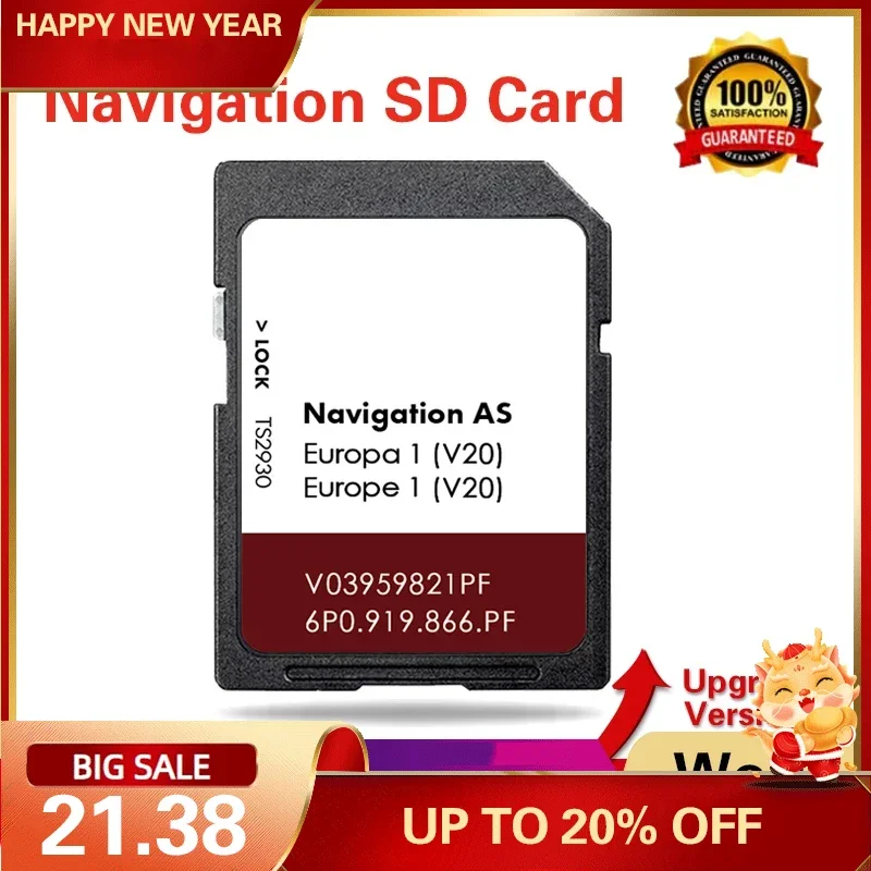 32GB cid SD Card Discover Media Sat Nav for Seat Leon Navi System 2015-2021 Sat Nav