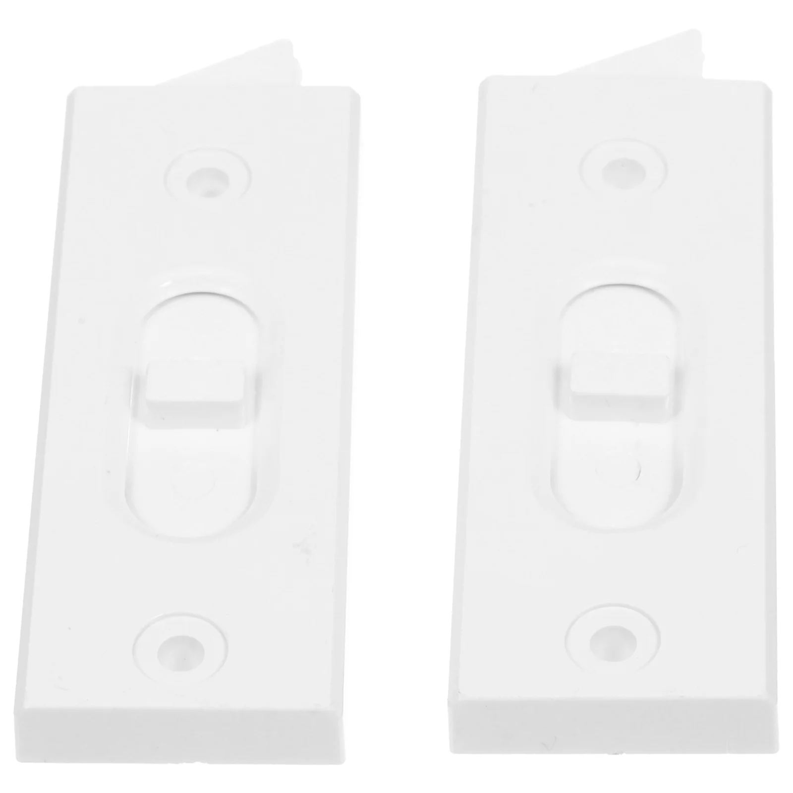 1 Pair Plastic Tilt Latch Replacement Locks Snap-In Latch Pairs Parts, Spring-Loaded Sliding Latch, Small Latch, Window