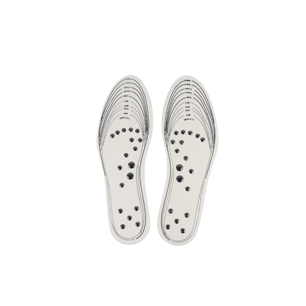 Memory Cotton Magnet Health Insoles Tailorable Insoles Therapy Cuttable Insoles for Stimulating Pressure Points Acupressure and