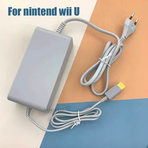 Imagen 2 del producto Dropshipping adaptador de CA fuente de alimentación Cable cargador de pared para NS Wii U accesorios de consola enchufe UE/EE. UU.