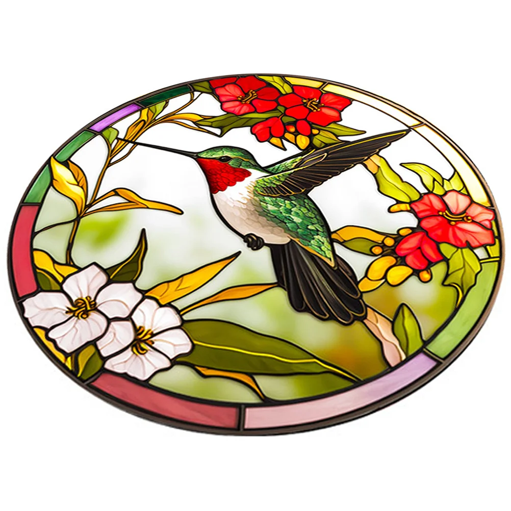 Decal Hummingbird Anti-bird Window Decoration Applied Static Cling Film Pvc Collision Clings for Birds