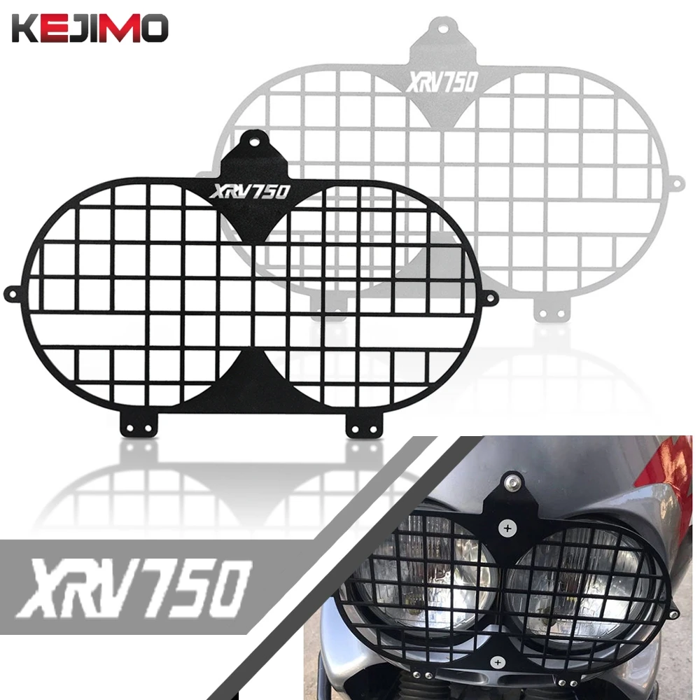 

Africa Twin XRV 750 1997-1998-1999-2000-2001-2002 Head light Grill Guard For Honda XRV750 Motorcycle Headlight Cover Protector