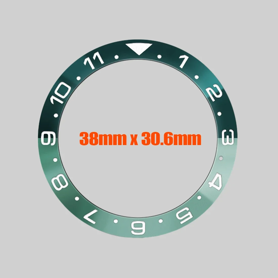 Изогнутая алюминиевая вставка безеля 38 мм, кольцо безеля с весами GMT, подходит для SUB SKX007 SKX009 SRPD, корпус часов NH35 NH36, вставка безеля корпуса