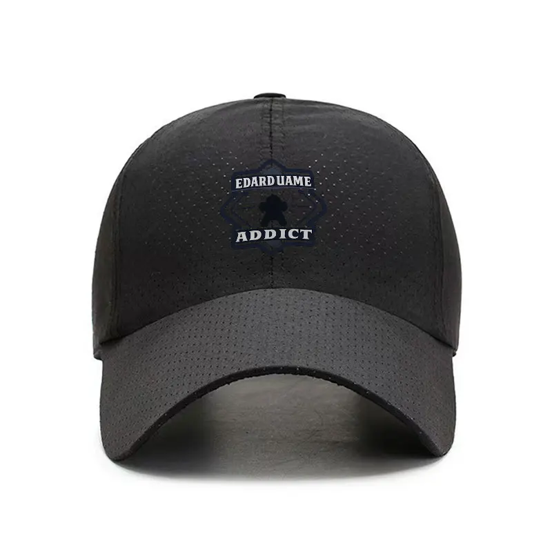 Board Game Addict Quick Dry Baseball Cap Adjustable Breathable Sports Hat