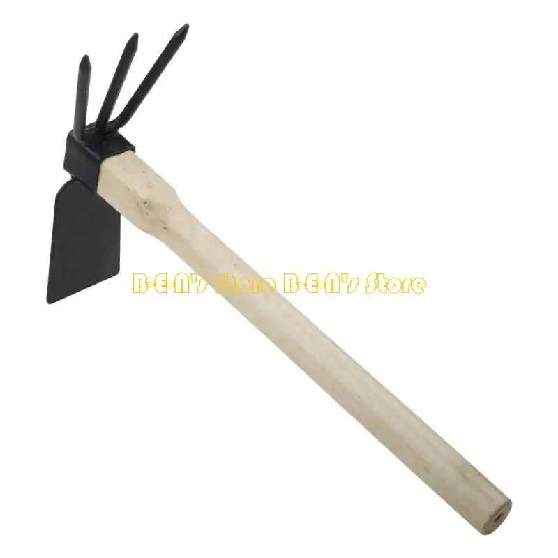 Y1AD Tool Steel Loosening Soil Hand Hoe Tool Anti-rust for Head Small Hoe Tool