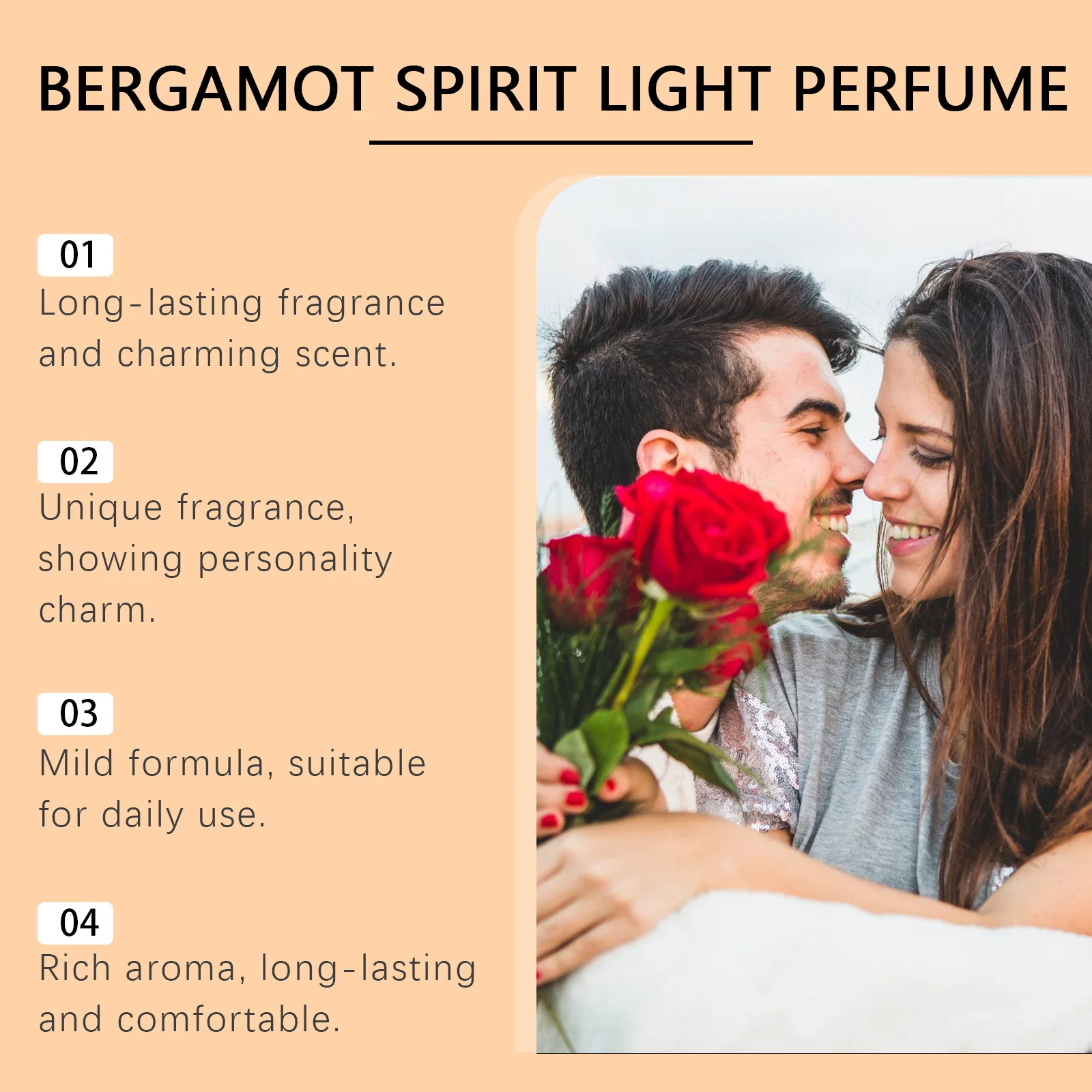 Sexuellement de bergamote longue durée pour homme, parfum fruité, parfum de phéromone élégant, tenue sexy pour rendez-vous, 03 rendez-vous