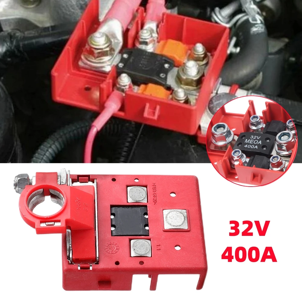 1PC Car Quick Release Fused Battery Distribution Terminal Clamp Pile Head Connectors 32V 400A For Caravans Camper Boat Truck
