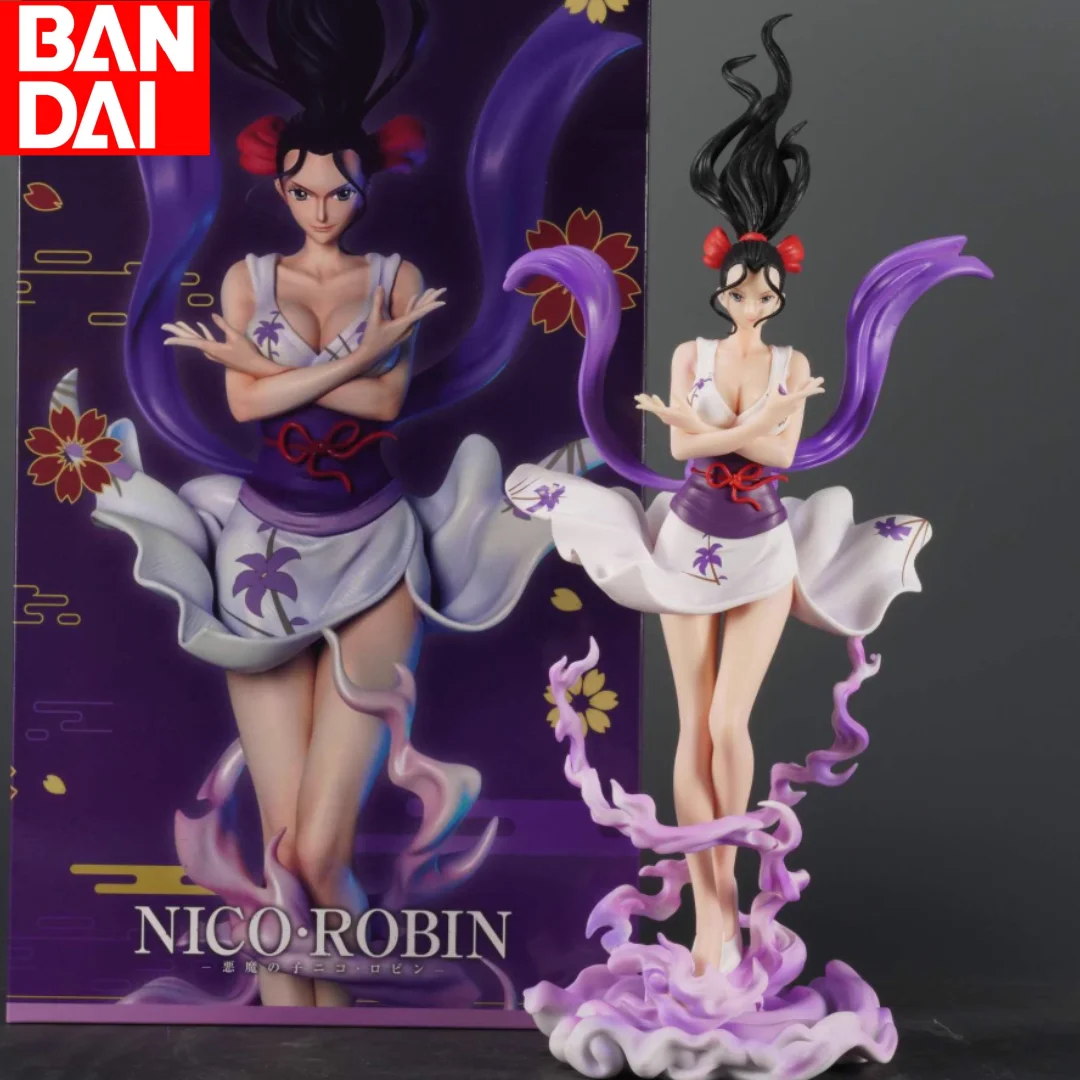 34cm One Piece Tianhui Robin Arrives Beautiful Girl Full Of Vitality Anime Character Hand Model Seraph Anime Toy Birthday Gift