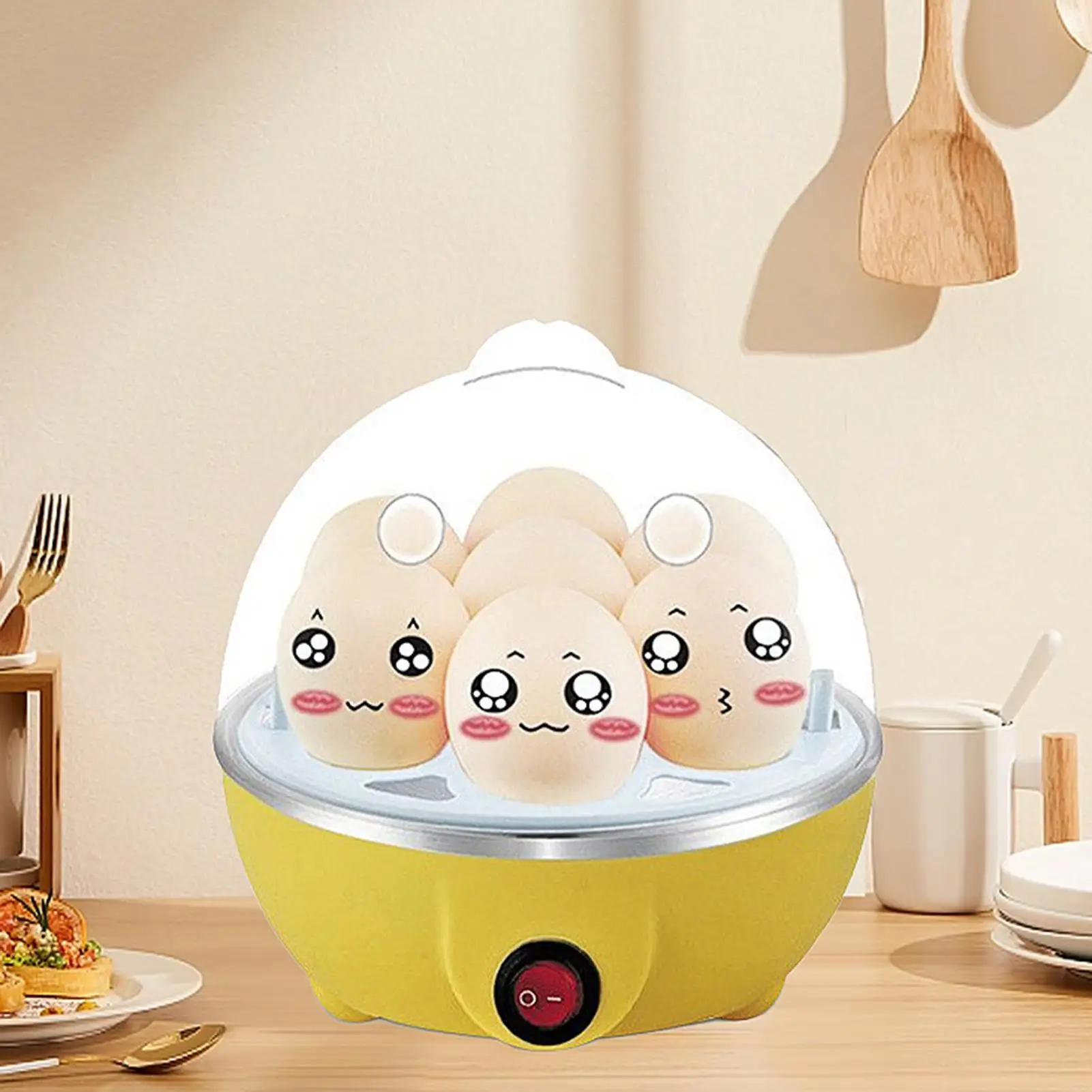 Rapid Egg Cooker 3-Layer Electric Egg Steamer Kitchen Steamer Device With Auto Shut Off For Corn Noodles Dumplings Porridge