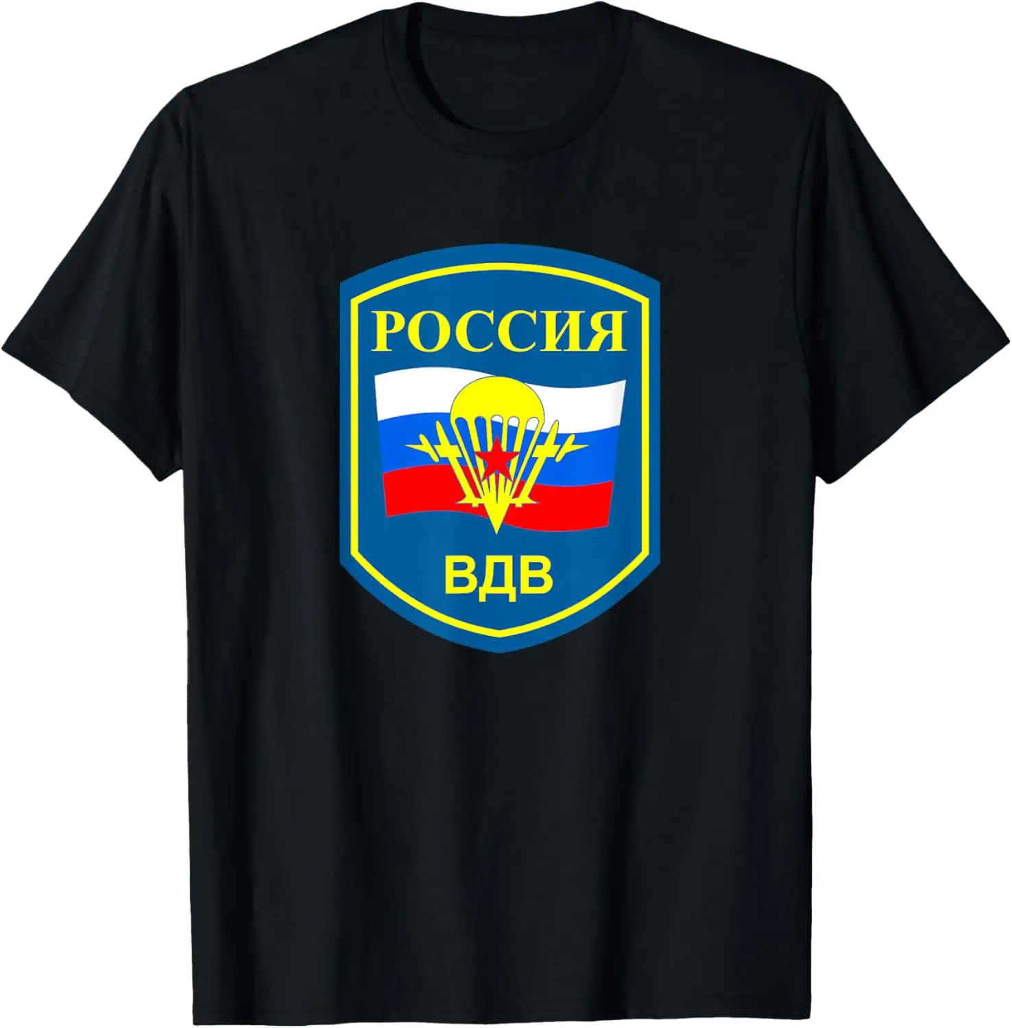 

Russian Airborne Troops VDV Insignia T-Shirt 100% Cotton O-Neck Short Sleeve Summer Casual Mens T-shirt Streetwear