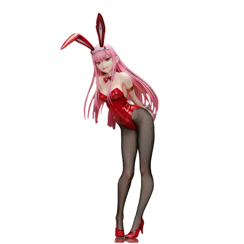 

43cm Anime Darling in the FRANXX Zero Two Code 002 Bunny girl Sexy Girls PVC Action Figures Figurines Model Toys T30