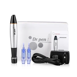 Ultima-Dr Pen A1, pluma Derma eléctrica para estiramiento facial, cuidado de la piel, microaguja para mesoterapia, terapia del sistema Derma