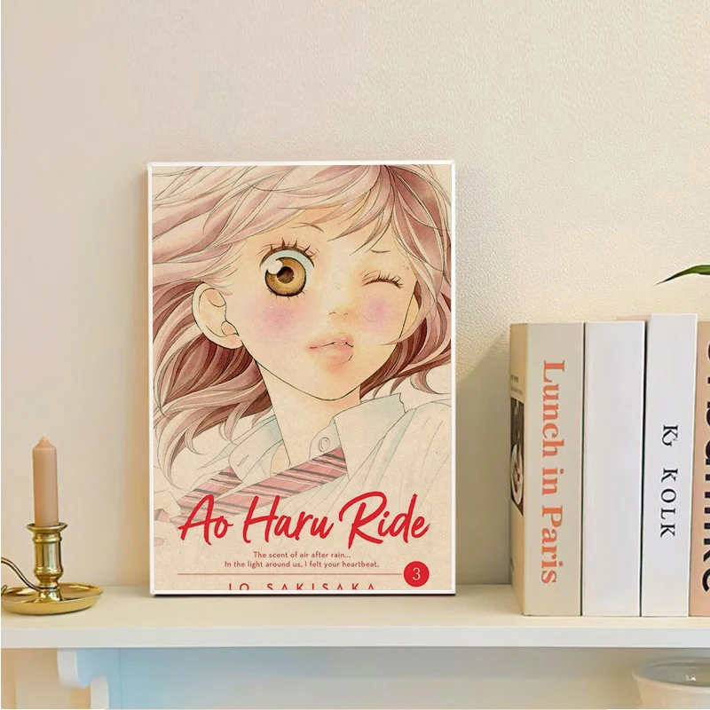 Ao Haru Ride Anime Classic Movie Posters Decoracion Painting Wall Art Kraft Paper Room Wall Decor