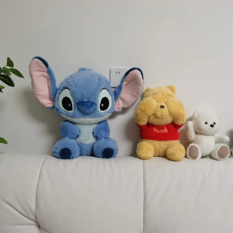 

Disney Kawaii Stitch Angel Мягкая плюшевая игрушка Кукла Vigny & Stitch Мультяшная подушка для снятия стресса Утешающая игрушка для детей Подарки