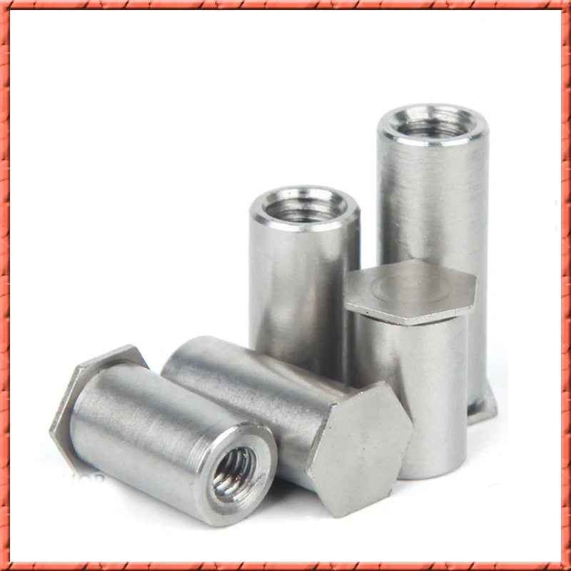 stainless steel M2/M2.5/M3/M4/M5 PEM hexagon head blind hole pressure riveting column pressure riveting stud nut BSOS